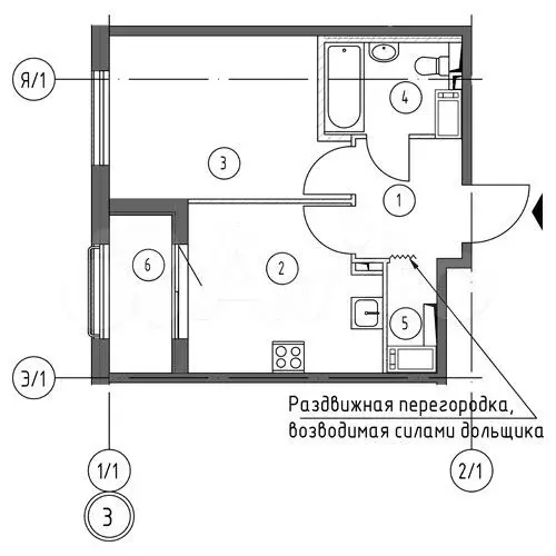 1-к. квартира, 36,2 м, 18/18 эт. - Фото 1