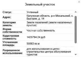Участок в Калужская область, Мосальский муниципальный округ, Боровенск ... - Фото 2