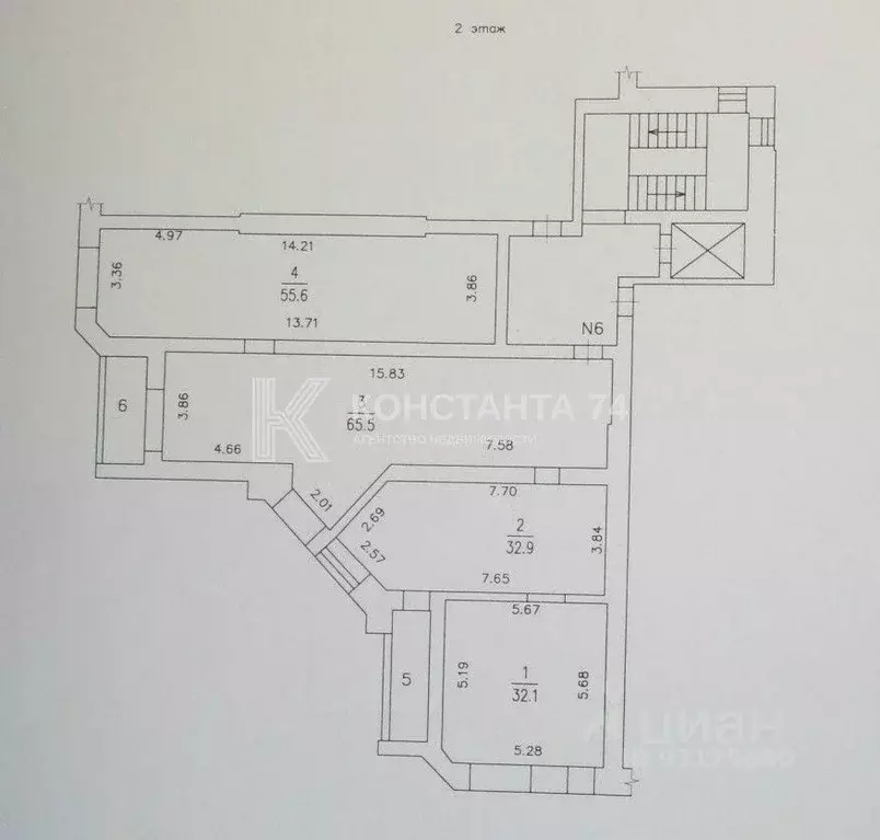3-к кв. Челябинская область, Озерск Набережная ул., 8 (186.0 м) - Фото 1