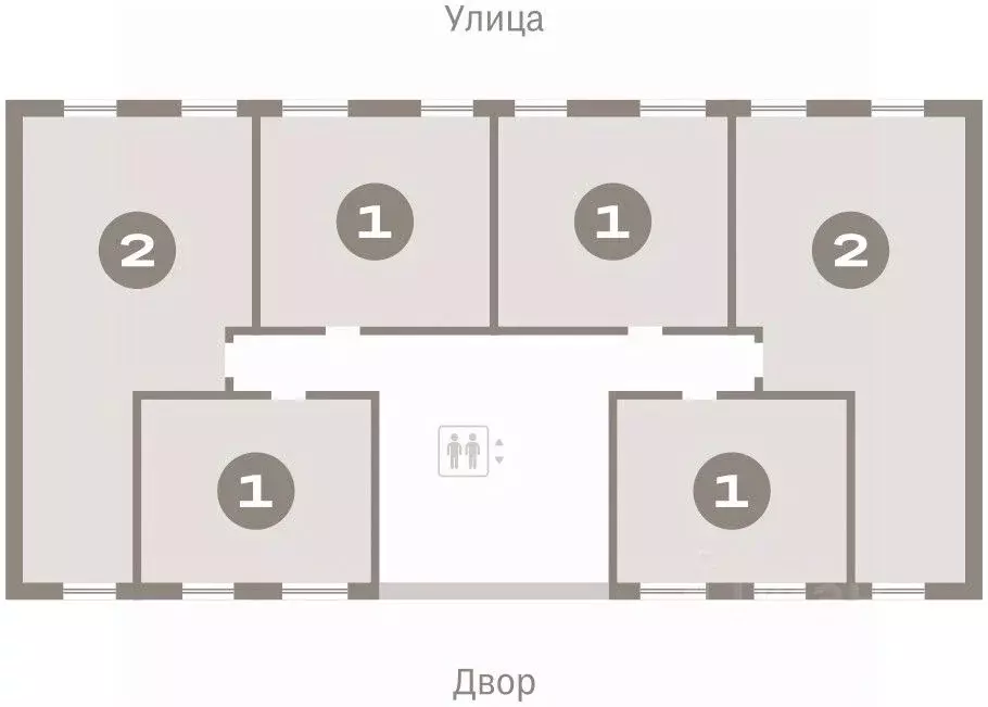 2-к кв. Омская область, Омск  (66.98 м) - Фото 1