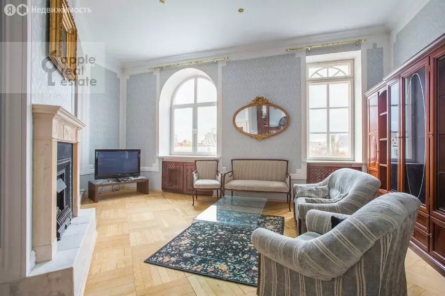 3-комнатная квартира: Москва, улица Пречистенка, 25 (115 м) - Фото 1