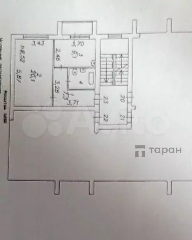 1-к. квартира, 40,7 м, 2/3 эт. - Фото 0