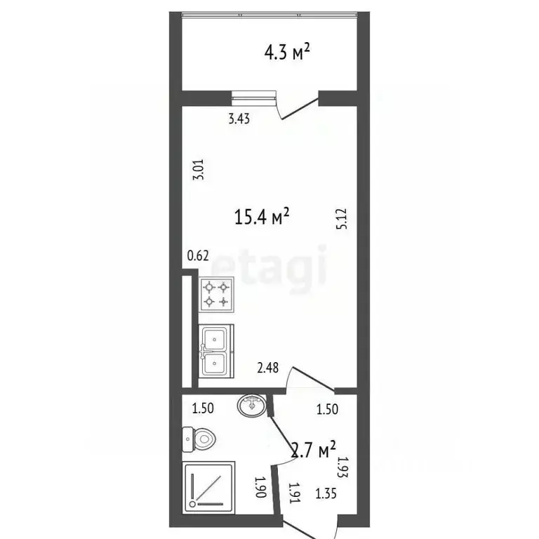 Студия Ленинградская область, Мурино Всеволожский район, Оборонная ... - Фото 2