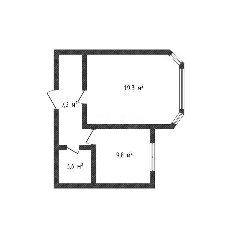 1-комнатная квартира: Новая Адыгея, Береговая улица, 2/5 (40 м) - Фото 1