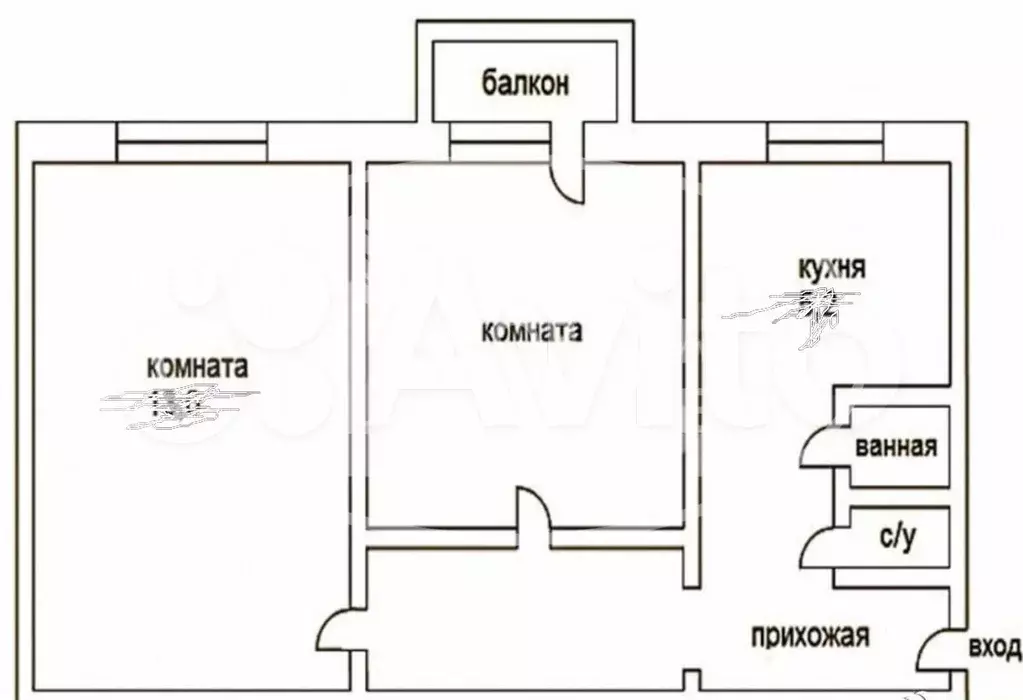 2-к. квартира, 50,2 м, 3/9 эт. - Фото 0