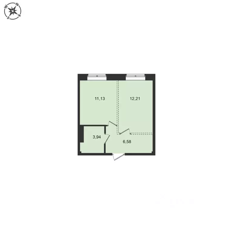 1-к кв. Иркутская область, Иркутский муниципальный округ, с. Мамоны ... - Фото 1