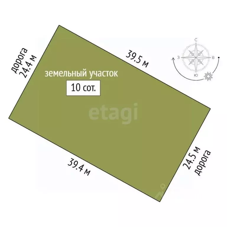 Участок в Мордовия, Саранск  (10.0 сот.) - Фото 1