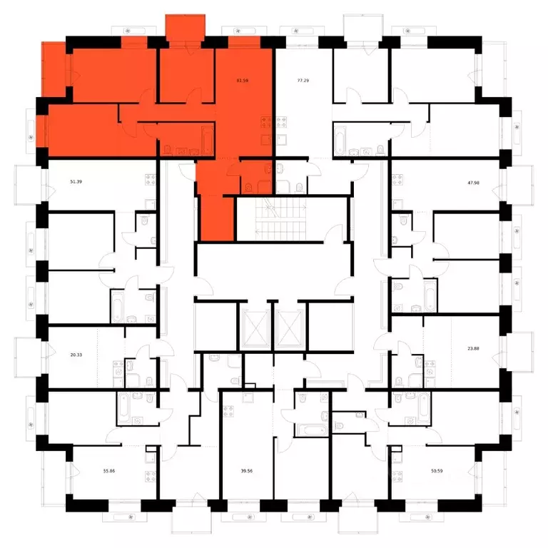 3-к кв. Бурятия, Улан-Удэ ул. Шмидта (81.59 м) - Фото 2