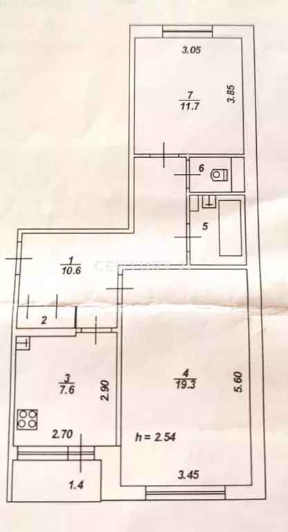 2-к кв. Тверская область, Тверь ул. Маршала Конева, 10к2 (53.1 м) - Фото 1