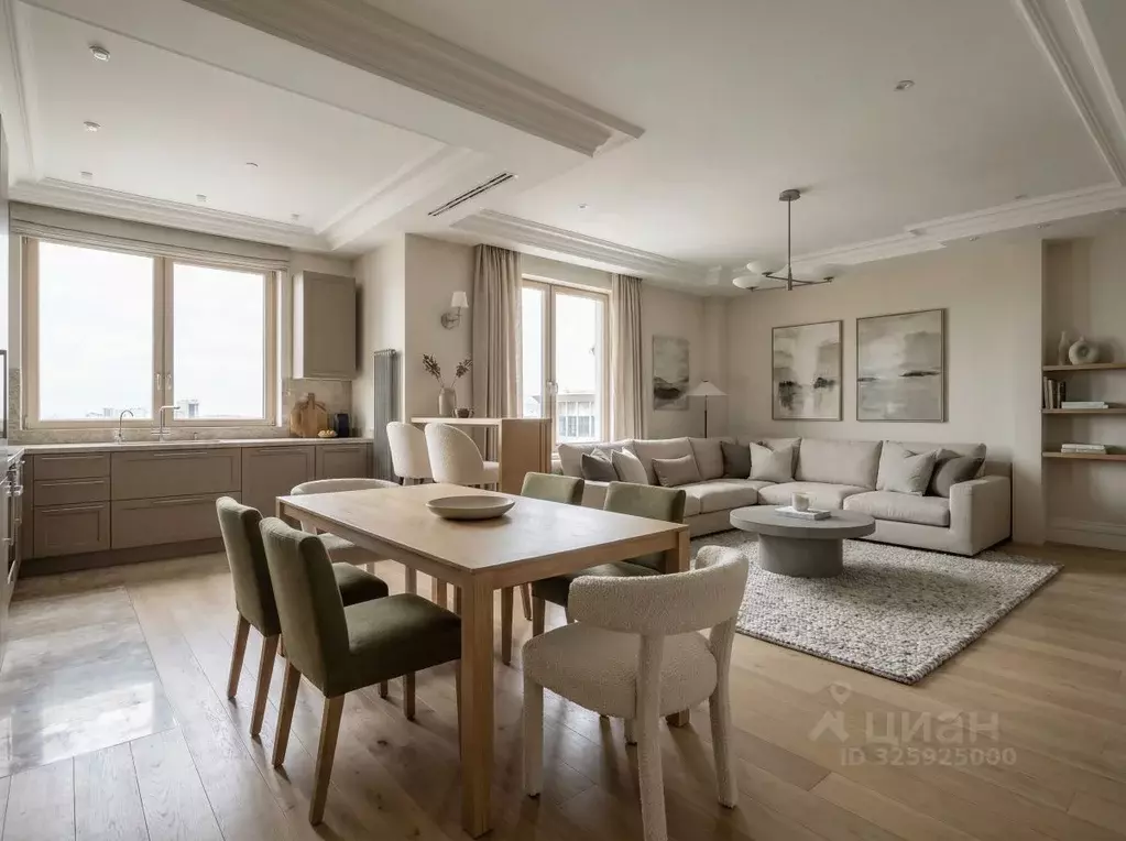 3-к кв. Москва Мосфильмовская ул., 70к1 (110.0 м) - Фото 1