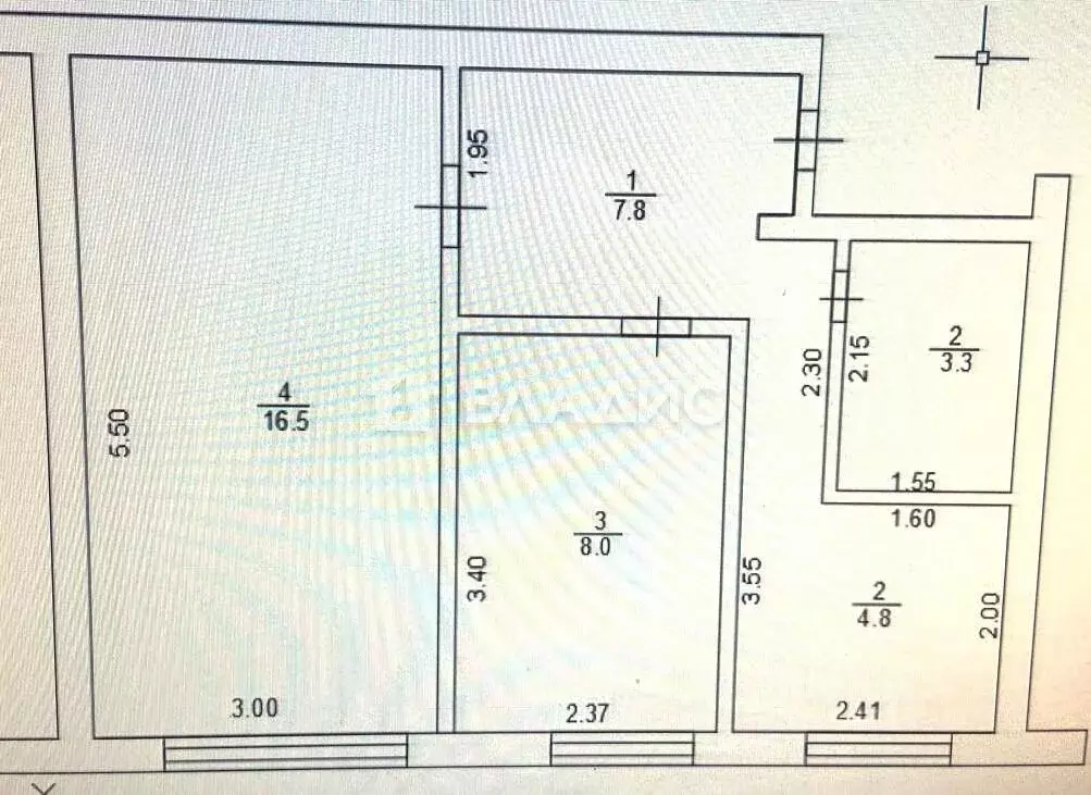 2-к кв. Пензенская область, Кузнецк ул. Кирова, 95 (45.0 м) - Фото 2