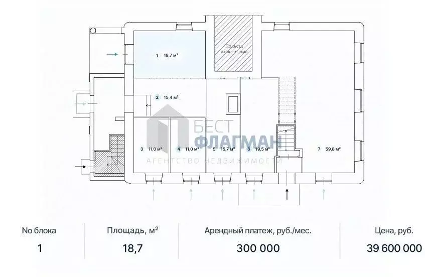 Помещение свободного назначения в Москва Бауманская ул., 33/2С3 (11 м) - Фото 2