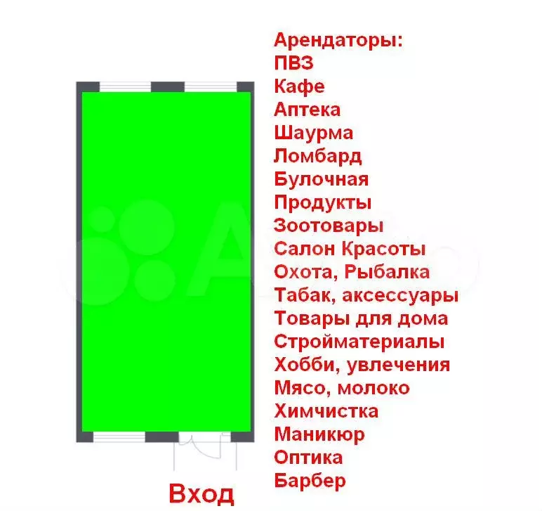 Квартал Марьино Ежемесячный Доход, Инвестиции в Торговую Недвижимость - Фото 1