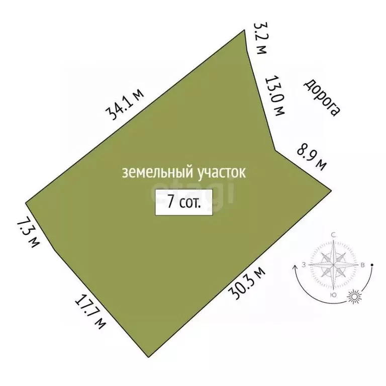 Участок в Башкортостан, Стерлитамакский район, Наумовский сельсовет, ... - Фото 1