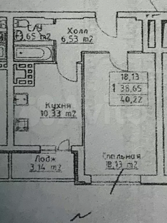 1-к. квартира, 42 м, 5/27 эт. - Фото 0