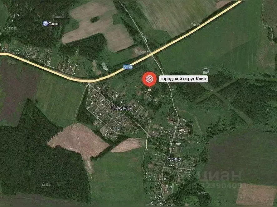 Участок в Московская область, Клин городской округ, д. Гафидово  (8.0 ... - Фото 1