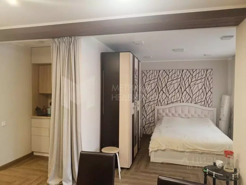 Студия Тюменская область, Тюмень Войновка мкр, ул. Энергостроителей, ... - Фото 1