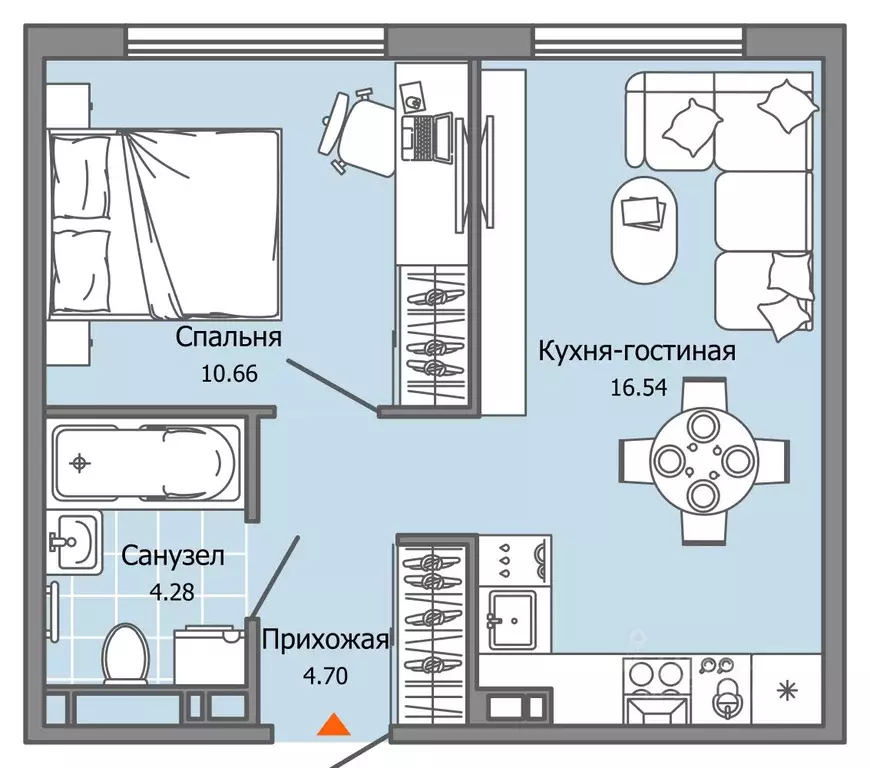 1-к кв. Ульяновская область, Ульяновск Город Новаторов жилой комплекс, ... - Фото 0