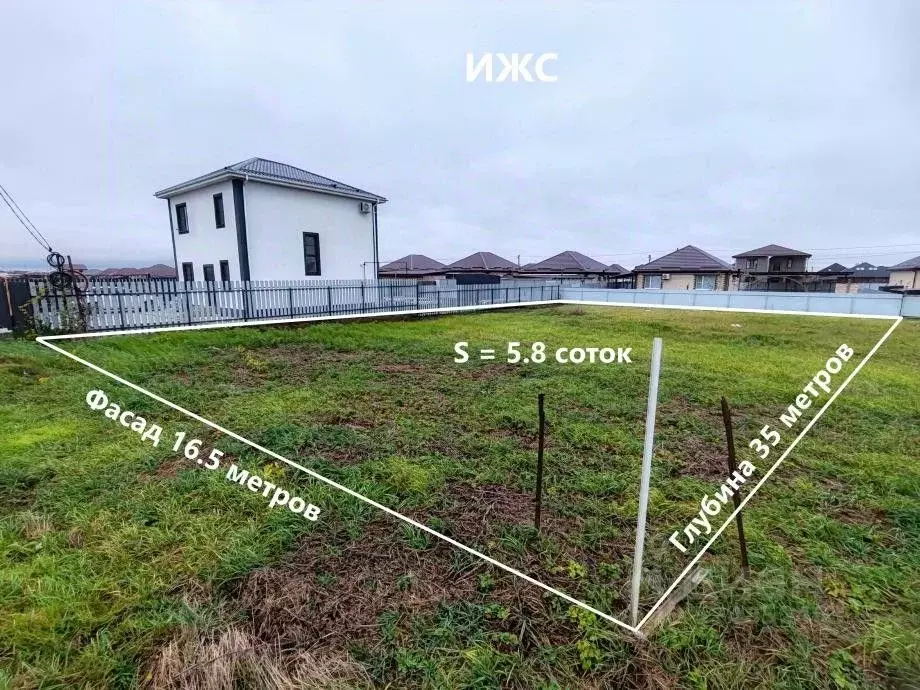 Участок в Краснодарский край, Темрюк Веселая ул., 103 (5.8 сот.) - Фото 1