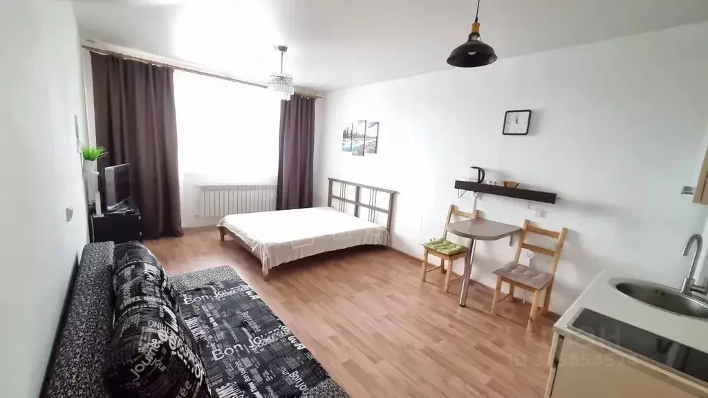Студия Новосибирская область, Обь ул. Ломоносова, 46 (35.0 м) - Фото 0
