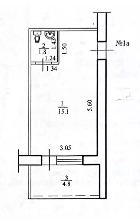 Квартира-студия: Уфа, Бакалинская улица, 70 (19.3 м) - Фото 1
