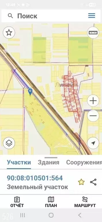 Участок в Крым, Нижнегорское с/пос, Возрождение СНПК, № 3 массив 166 ... - Фото 2