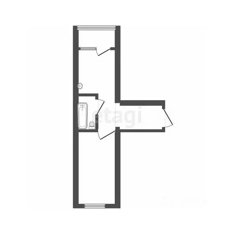 1-к кв. Челябинская область, Озерск ул. Монтажников, 50/2 (35.6 м) - Фото 2