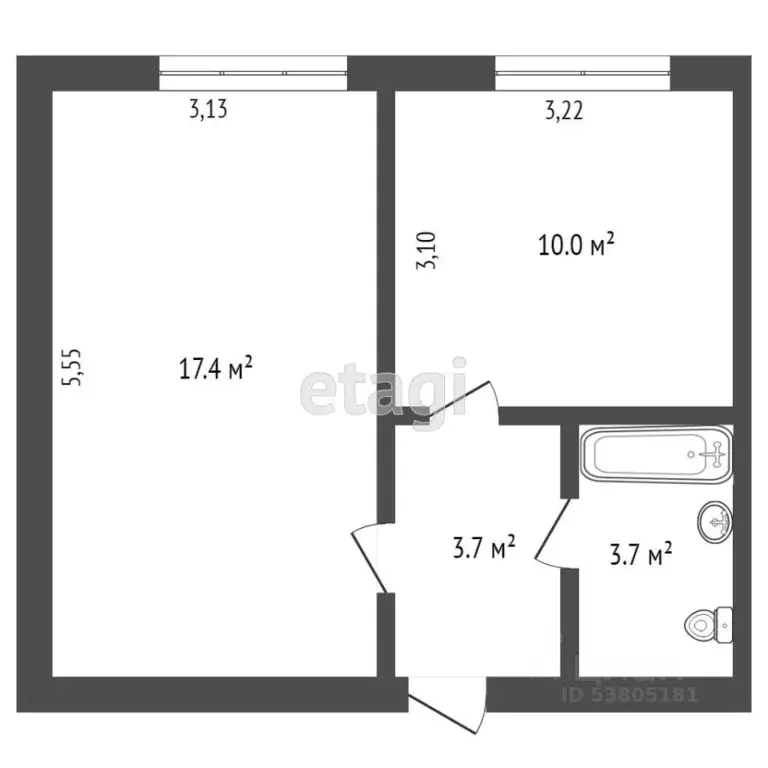 2-к кв. Ростовская область, Ростов-на-Дону Днепровский пер., 115б ... - Фото 0