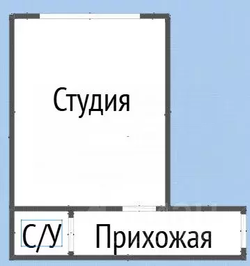 Студия Дагестан, Махачкала ул. Хаджи Булача, 23Ак2 (32.5 м) - Фото 2