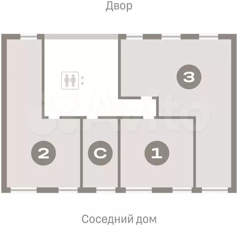 3-к. квартира, 84,7 м, 2/8 эт. - Фото 0