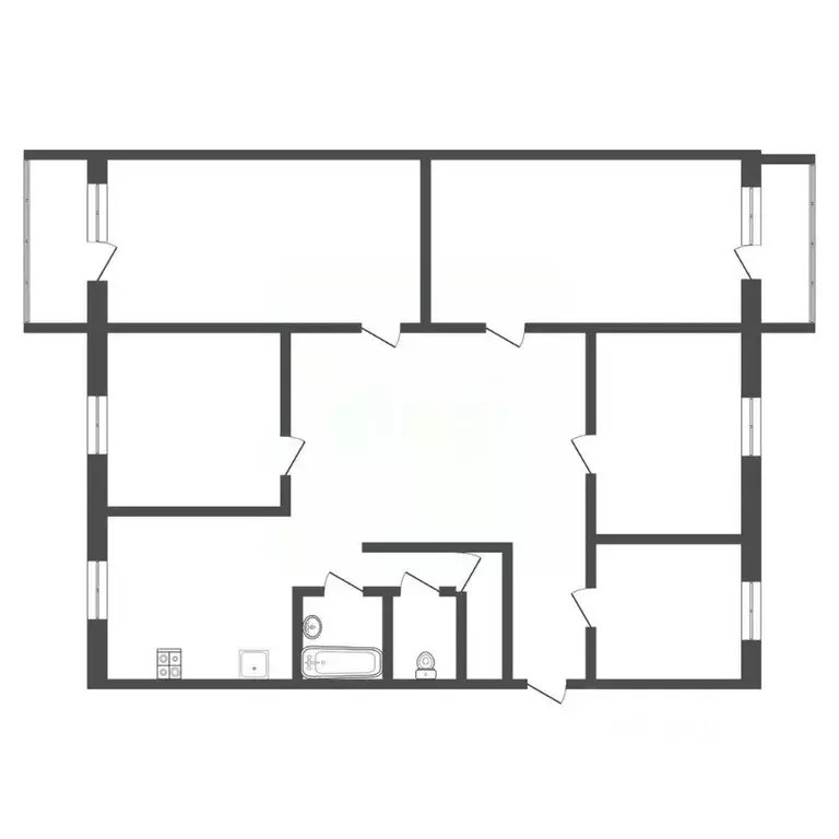 Комната Тульская область, Богородицк Западный мкр, 22 (54.5 м) - Фото 2