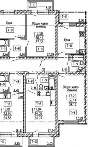Студия Воронежская область, с. Новая Усмань ул. Полевая, 22А/5 (24.4 ... - Фото 2