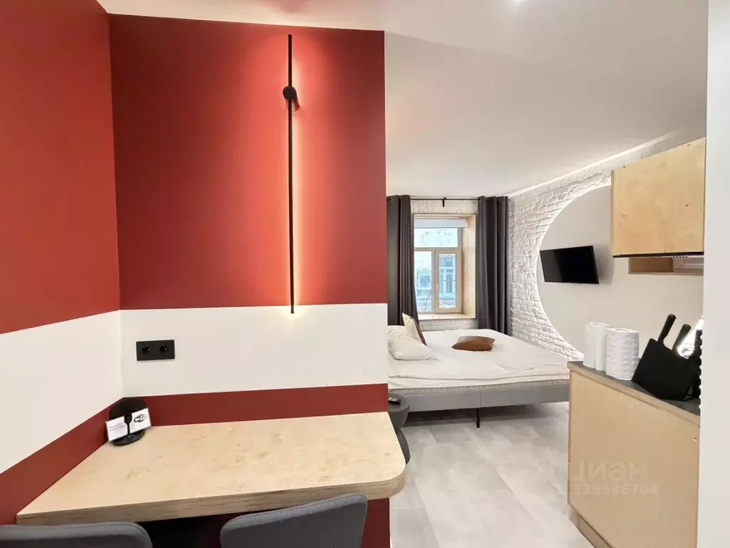 Студия Санкт-Петербург ул. Рубинштейна, 38 (23.47 м) - Фото 2