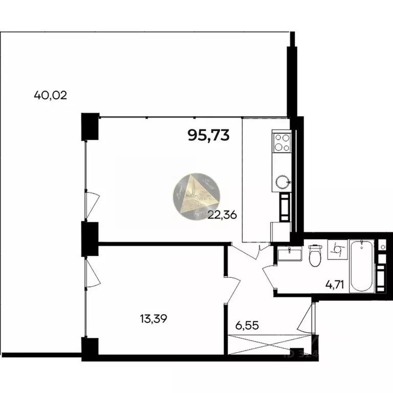 1-к кв. Крым, Сакский район, Лесновское с/пос, с. Прибрежное ул. ... - Фото 2