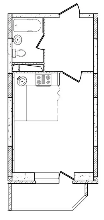 Квартира-студия: Подольск, улица Ватутина, 54 (28.5 м) - Фото 1