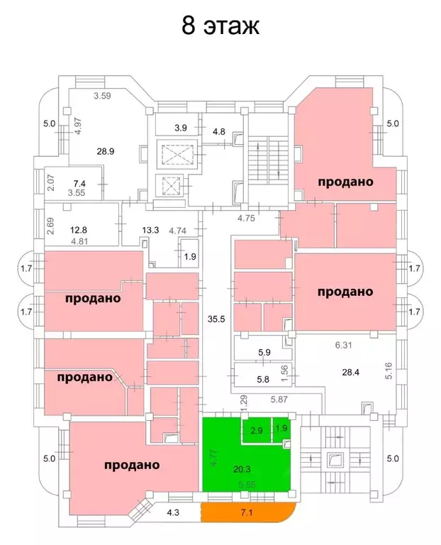 Офис в Новосибирская область, Новосибирск ул. Некрасова (32 м) - Фото 1
