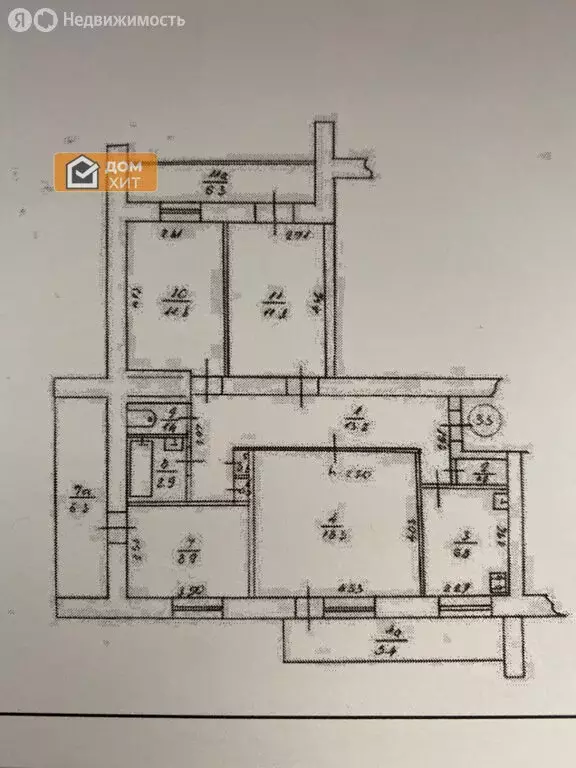 4-комнатная квартира: Евпатория, проспект Победы, 39 (77 м) - Фото 0