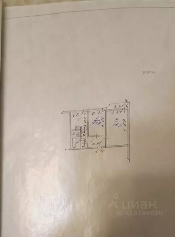 2-к кв. Ивановская область, Иваново Лежневская ул., 158 (51.7 м) - Фото 0