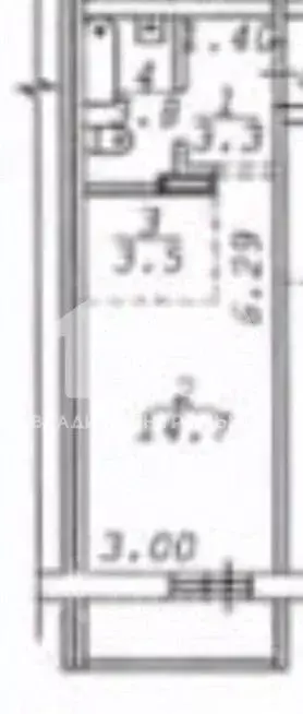 1-к кв. Новосибирская область, Новосибирск ул. Забалуева, 69 (25.3 м) - Фото 2