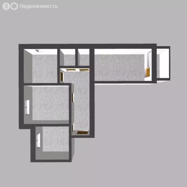 3-комнатная квартира: Вологда, Костромская улица, 4 (60.9 м) - Фото 0