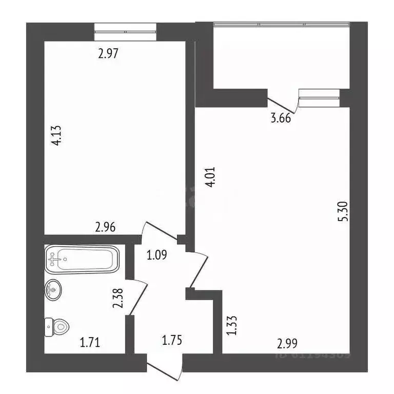 1-к кв. Мордовия, Саранск ул. Кирова, 9 (38.6 м) - Фото 1