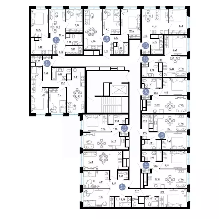 1-к кв. Рязанская область, Рязань 9-10-й кв-л,  (28.52 м) - Фото 1