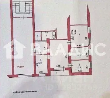 3-к кв. Пензенская область, Пенза ул. Совхоз-техникум, 21Б (102.6 м) - Фото 2