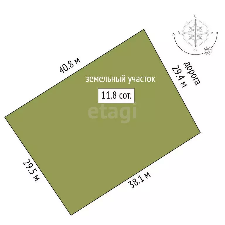 Участок в посёлок Заволжье, 2-й Лесной проезд (12 м) - Фото 1