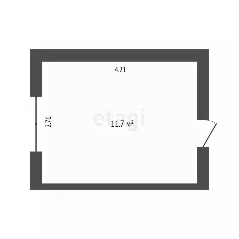 Комната Тюменская область, Тюмень Шаимский проезд, 3 (11.4 м) - Фото 2