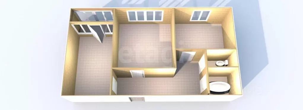 2-к кв. Сахалинская область, Южно-Сахалинск Ново-Александровск п/р, ... - Фото 1