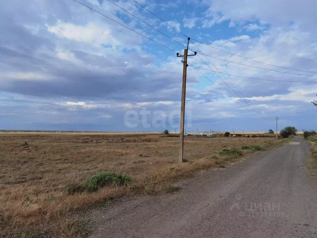 Участок в Крым, Черноморский район, Медведевское с/пос, пос. Озеровка  ... - Фото 0