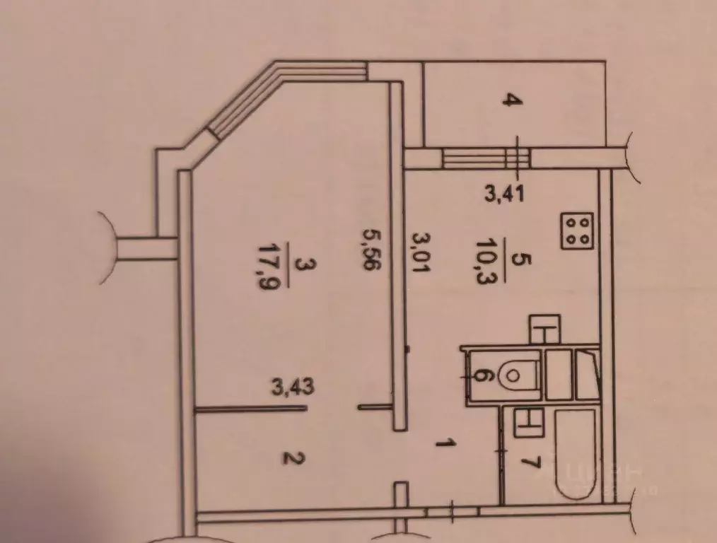 1-к кв. Московская область, Химки ул. Горшина, 1 (41.9 м) - Фото 2