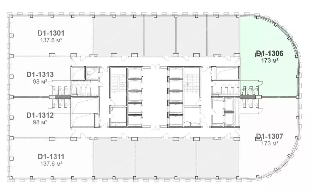 Офис в Москва Стоун Савеловская бк, 1 (173 м) - Фото 1