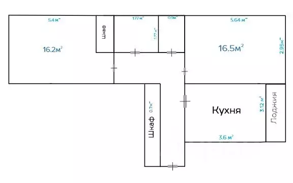2-к кв. Москва ул. Обручева, 5 (58.3 м) - Фото 2